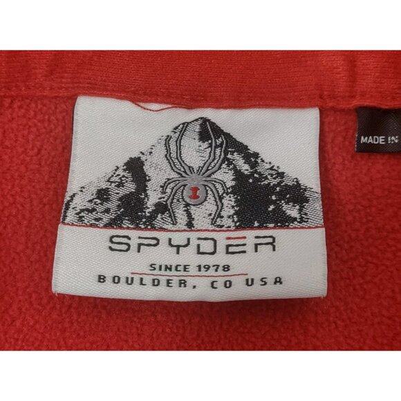 Womens Spyder Sweater Red Zip Up Size Small US Ski Team Label - Picture 3 of 14